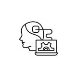 android artificial intelligence concept line icon. Simple element illustration. android artificial intelligence concept outline sy royalty free illustration android artificial intelligence concept line icon. Simple element illustration. android artificial intelligence concept outline sy royalty free illustration