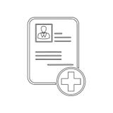 Anerkanntes curriculum vitae plus Ikone Element von Stunde f?r bewegliches Konzept und Netz Appsikone Entwurf, d?nne Linie Ikone lizenzfreie abbildung Anerkanntes curriculum vitae plus Ikone Element von Stunde f?r bewegliches Konzept und Netz Appsikone Entwurf, d?nne Linie Ikone lizenzfreie abbildung
