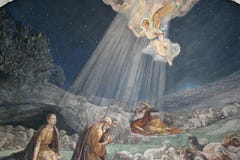 Angel of the Lord visited the shepherds and informed them of Jesus` birth