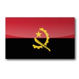 angola flagę royalty ilustracja angola flagę royalty ilustracja