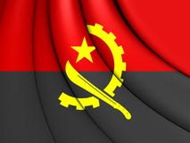 angola flagę royalty ilustracja angola flagę royalty ilustracja