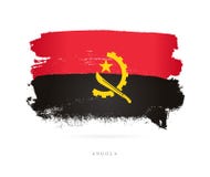 angola flagę również zwrócić corel ilustracji wektora ilustracji angola flagę również zwrócić corel ilustracji wektora ilustracji