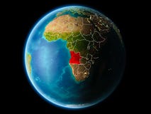 Angola w wieczór ilustracji Angola w wieczór ilustracji