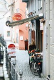 Angolo sveglio di Memmingen fotografie stock Angolo sveglio di Memmingen fotografie stock