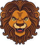 Angry lion head mascot royalty free illustration Angry lion head mascot royalty free illustration