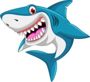 Angry shark cartoon stock illustration Angry shark cartoon stock illustration
