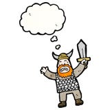 Angry Viking Cartoon Character Stock Image