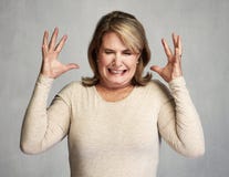 Angry woman Royalty Free Stock Photography Angry woman Royalty Free Stock Photography