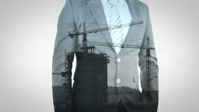 Animación del hombre de negocios almacen de metraje de vídeo Animación del hombre de negocios almacen de metraje de vídeo
