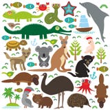 Animali Australia illustrazione vettoriale Animali Australia illustrazione vettoriale