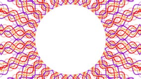 Animated Decorative Text Frame Bright Vivid Ray Patterns White Circle Place For Own Text Headline Title Message Stock Video Video Of White Text