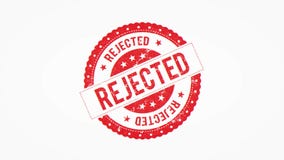 4k Approved rejected seal certificate clip stock illustration 4k Approved rejected seal certificate clip stock illustration