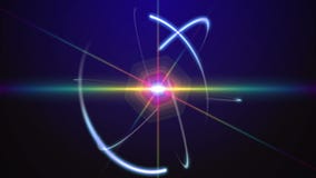 Animation of Atom 3d Model 4k Stock Footage - Video of motion, model:  190376040