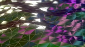 Animation 3d de bouclage des vagues abstraites de modèle de triangle illustration libre de droits Animation 3d de bouclage des vagues abstraites de modèle de triangle illustration libre de droits