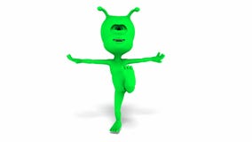 Animation of a dancing Alien