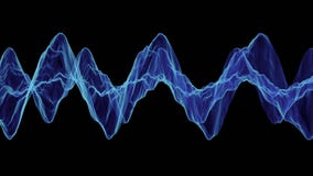 Slow Moving Frequency Waves. Stock Footage - Video of amplifier, radiation:  193119318