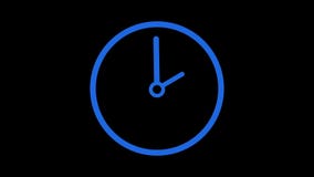 Motion background with spinning clock in 12 hour loop Vector Illustration Motion background with spinning clock in 12 hour loop Vector Illustration