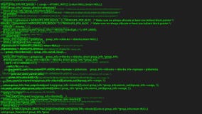 Animation verte de concept de pirate informatique de codage d'écran avec le problème Faute de frappe de programmation de code illustration libre de droits Animation verte de concept de pirate informatique de codage d'écran avec le problème Faute de frappe de programmation de code illustration libre de droits