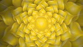 Animated rotation of a Solar Plexus Chakra symbol
