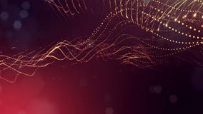 animering för abstrakt begrepp 4k sömlös 3d med glödpartiklar Sammansättning med mousserande partikeldjup av fältet, bokeh och stock video animering för abstrakt begrepp 4k sömlös 3d med glödpartiklar Sammansättning med mousserande partikeldjup av fältet, bokeh och stock video
