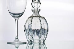 Anique Crystal Glasses Stock Photo Anique Crystal Glasses Stock Photo
