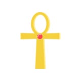 Ankh пересекает, религиозный знак старого египетского креста, символ жизни, традиционного египетского вектора культуры бесплатная иллюстрация Ankh пересекает, религиозный знак старого египетского креста, символ жизни, традиционного египетского вектора культуры бесплатная иллюстрация