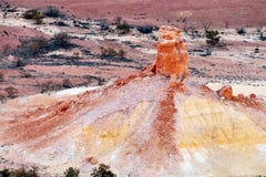 Anna Creek Painted Hills, Zuid-Australi?, Australi? royalty-vrije stock foto Anna Creek Painted Hills, Zuid-Australi?, Australi? royalty-vrije stock foto