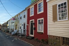 Annapolis Maryland historical houses stock image Annapolis Maryland historical houses stock image