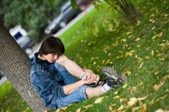 anni dell'adolescenza di problemi Fotografie Stock anni dell'adolescenza di problemi Fotografie Stock