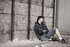 anni dell'adolescenza di problemi Fotografia Stock anni dell'adolescenza di problemi Fotografia Stock