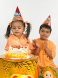 Anniversaire indien d'enfants photo stock Anniversaire indien d'enfants photo stock