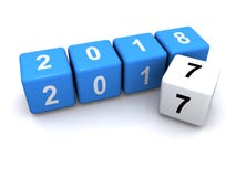 Année 2018 illustration de vecteur Année 2018 illustration de vecteur