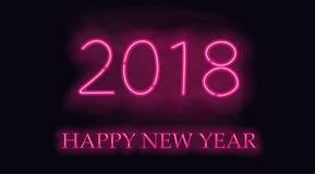 2018 anos novo feliz ilustração do vetor 2018 anos novo feliz ilustração do vetor