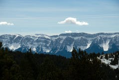 Ansicht des Cadigebirgszugs von Naturlandia stockfotografie Ansicht des Cadigebirgszugs von Naturlandia stockfotografie