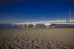 Ansicht des Piers von Marina di Massa stockfoto Ansicht des Piers von Marina di Massa stockfoto