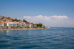 Ansicht von Kinaliada-Strand, Prinzen Islands, Istanbul, die Türkei stockfoto Ansicht von Kinaliada-Strand, Prinzen Islands, Istanbul, die Türkei stockfoto
