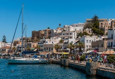 Ansicht von Naxos, Griechenland lizenzfreies stockbild Ansicht von Naxos, Griechenland lizenzfreies stockbild