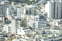 Ansicht über die Stadt von Casablanca, Marokko stockbilder Ansicht über die Stadt von Casablanca, Marokko stockbilder