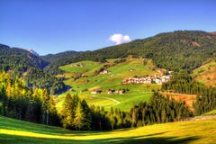 Ansicht über italienische Dolomit, Alpen stockfotografie Ansicht über italienische Dolomit, Alpen stockfotografie