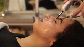 ansikts- maskering för skönhetcleaning av salongserie lager videofilmer ansikts- maskering för skönhetcleaning av salongserie lager videofilmer
