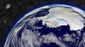 Antarctica na planety ziemi ilustracji Antarctica na planety ziemi ilustracji