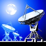 Antena d'antennes paraboliques illustration libre de droits Antena d'antennes paraboliques illustration libre de droits