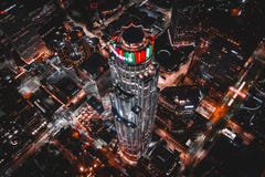 Antenne die van U wordt geschoten S Banktoren royalty-vrije stock fotografie Antenne die van U wordt geschoten S Banktoren royalty-vrije stock fotografie