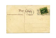 Antieke prentbriefkaar stock afbeelding Antieke prentbriefkaar stock afbeelding