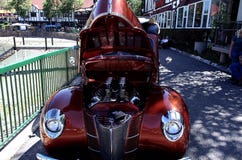 Antik klassisk Car Show varma Stång fotografering för bildbyråer Antik klassisk Car Show varma Stång fotografering för bildbyråer