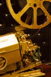 antik projektor för guld för färgfilm arkivbild antik projektor för guld för färgfilm arkivbild