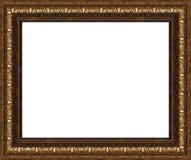 Antiker rustikaler Bilderrahmen getrennt stockbild Antiker rustikaler Bilderrahmen getrennt stockbild