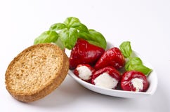Antipasti Mit Zwieback Royalty Free Stock Image Antipasti Mit Zwieback Royalty Free Stock Image