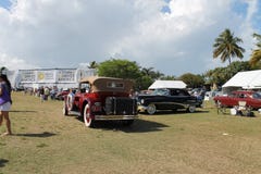 Antique american luxury car driven Stock Image Antique american luxury car driven Stock Image
