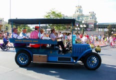 Antique car on Main Street, Magic Kingdom. stock photos Antique car on Main Street, Magic Kingdom. stock photos